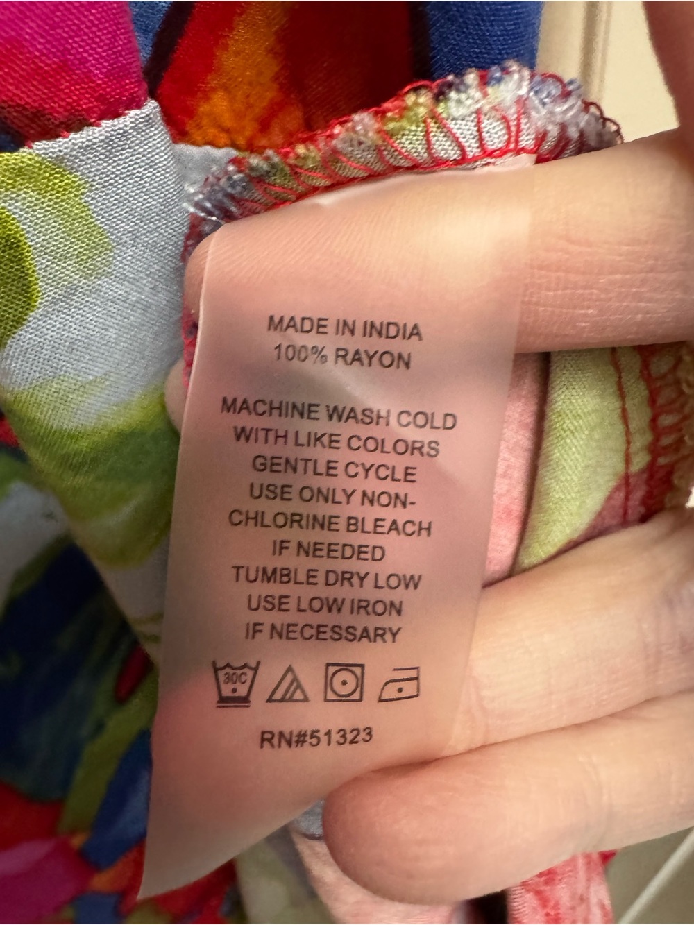 Vince Camuto Tropical Print Maxi Smocked Back - Picture 3 of 5
